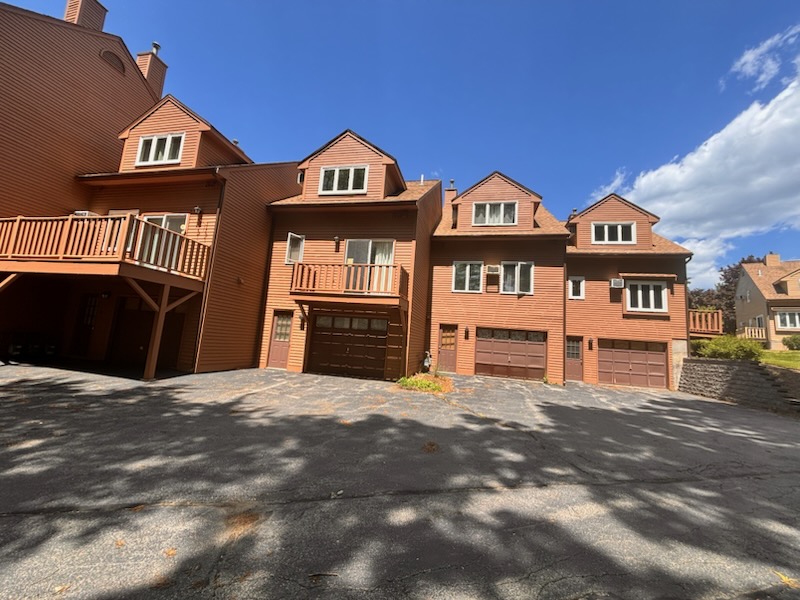 Finished exterior painting on a multi-unit property
